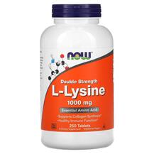 L-Lysine 1000 mg L-Лизин NOW Foods 250 таблеток L-Lysine 1000 mg L-Лизин NOW Foods 250 таблеток