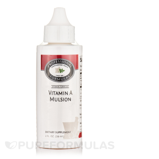 Основное фото товара Professional Formulas, Витамин А Ретинол, Vitamin A Mulsion, 59 м