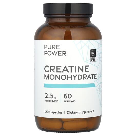 Основне фото товара Dr. Mercola, Creatine Monohydrate 2.5 g, Креатин, 120 капсул