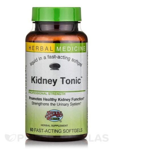 Основное фото товара Kidney Tonic Основное фото товара Herbs Etc., Поддержка почек, Kidney Tonic, 60 Fast-Acting Softgel