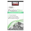 Фото товару ProbioSlim + Prebiotic Fiber Фото товару Force Factor, ProbioSlim + Prebiotic Fiber, Пребіотики, 120 капсу