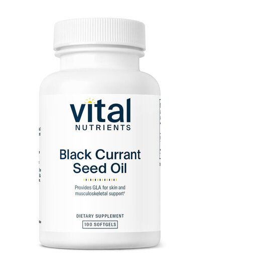 Основне фото товара Black Currant Seed Oil 535 mg GLA 70 mg Основне фото товара Black Currant Seed Oil 535 mg GLA 70 mg, Чорна смородина, 100 кап