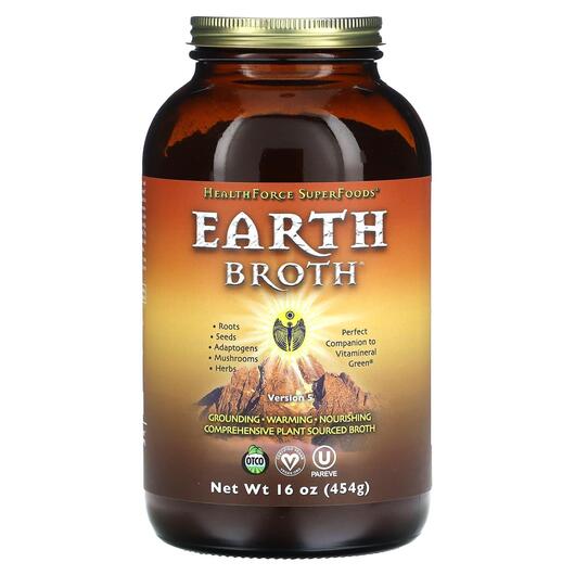 Основне фото товара HealthForce Superfoods, Vitamineral Earth 1, Суперфуд, 500 г