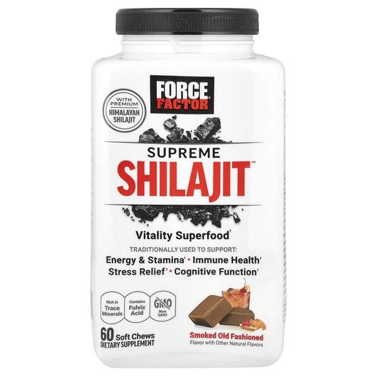 Основне фото товара Supreme Shilajit Основне фото товара Force Factor, Supreme Shilajit, Шилайт, 60 таблеток