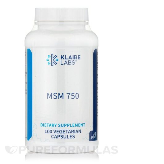 Основное фото товара MSM 750 Основное фото товара SFI Health, Метилсульфонилметан МСМ, MSM 750, 100 капсул