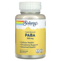 4-Амінобензойна кислота Timed Release PABA 700 mg Solaray 4-Амінобензойна кислота Timed Release PABA 700 mg Solaray