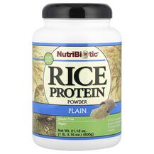 Raw Rice Protein Plain Рисовый протеин NutriBiotic 600 г Raw Rice Protein Plain Рисовый протеин NutriBiotic 600 г