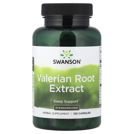 Основное фото товара Valerian Root Extract Standardized Основное фото товара Swanson, Валериана, Valerian Root Extract Standardized, 120 капсу