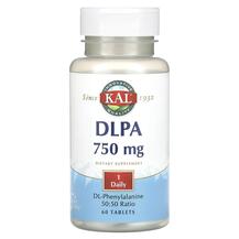 DLPA 750 mg L-Фенилаланин KAL 60 таблеток