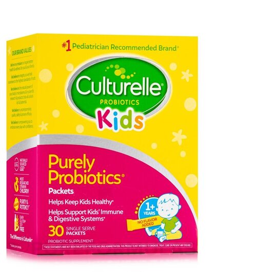 Основное фото товара Kids Purely Probiotics Packets Основное фото товара Пробиотики, Kids Purely Probiotics Packets, 30 Single-serve Packe