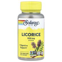 Лакриця 450 мг Licorice 450 mg Solaray 100 капсул