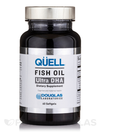 Основне фото товара Douglas Laboratories, QÜELL Fish Oil Ultra DHA, ДГК, 60 капс