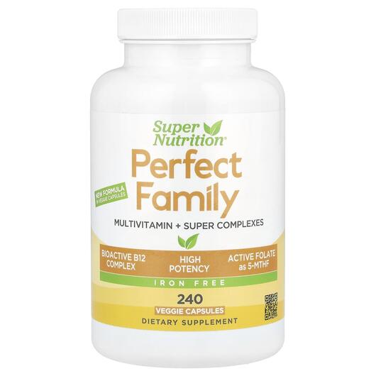 Основне фото товара Perfect Family Multivitamin + Super Complexes Iron Free Основне фото товара Perfect Family Multivitamin + Super Complexes, Мультивітаміни, 24