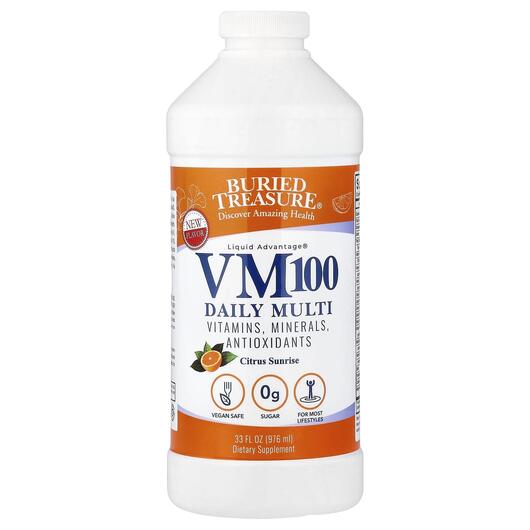 Основне фото товара Liquid Nutrients VM100 Complete Orange Zest Основне фото товара Buried Treasure, VM100 Complete, Рідкі поживні речовини, 946 мл