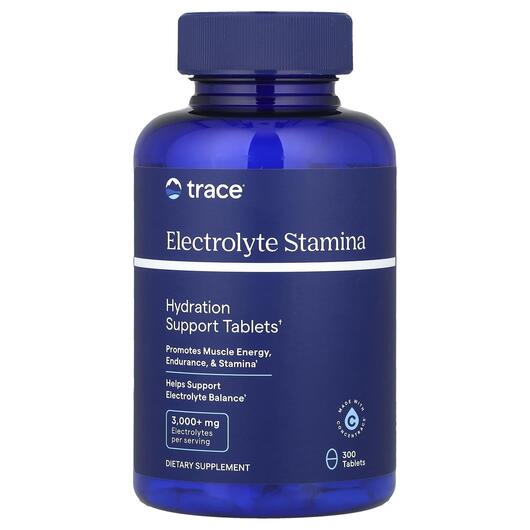 Основне фото товара TM Sport Electrolyte Stamina Основне фото товара Trace, TM Sport Electrolyte Stamina, Електроліти, 300 таблеток