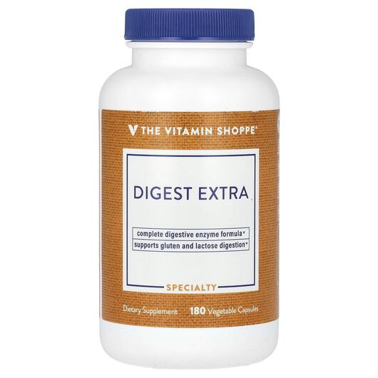 Основне фото товара TheVitaminShoppe, Digest Extra, Ферменти, 180 капсул