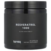 Resveratrol 1000 Ресвератрол Toniiq 60 капсул