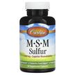 Фото товара MSM Sulfur 1000 mg Фото товара Carlson, Метилсульфонилметан МСМ, MSM Sulfur 1000 mg, 90 капсул