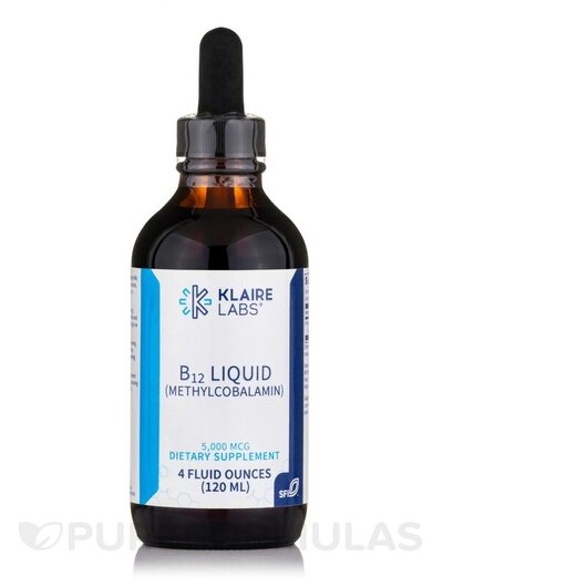 Основное фото товара Метилкобаламин B12, B12 Liquid Methylcobalamin 5000 mcg, 120 мл