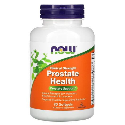Основне фото товара Clinical Strength Prostate Health Основне фото товара NOW Foods, Prostate Health, Підтримка простати, 90 капсул