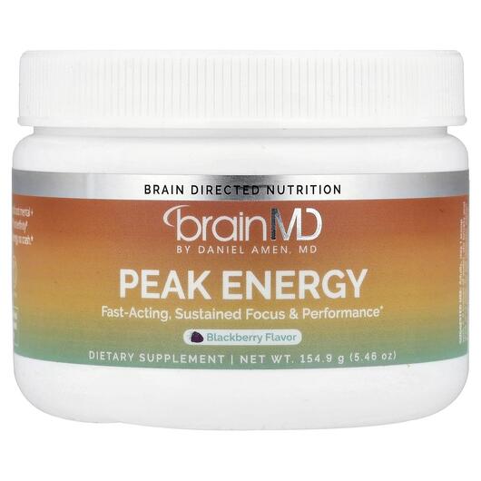 Основное фото товара BrainMD, Ежевика, Peak Energy Blackberry, 154.9 г