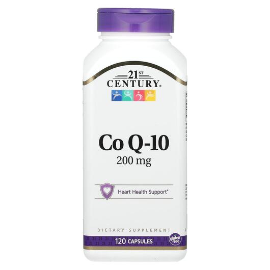 Основне фото товара 21st Century, CoQ10 200 mg, Коензим Q-10 200 мг, 120 капсул