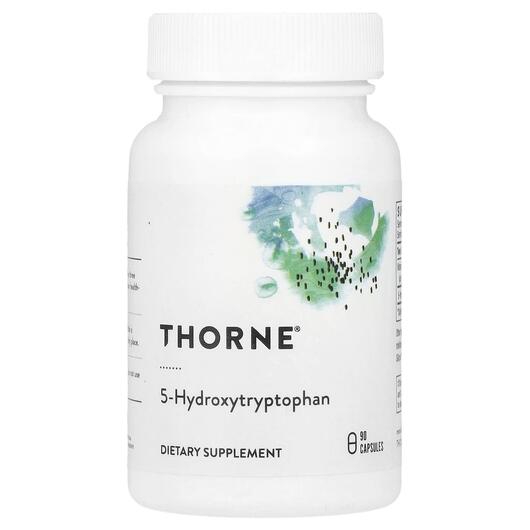 Основное фото товара 5-Hydroxytryptophan 5-HTP 100 mg Основное фото товара Thorne, 5-Гидрокситриптофан, 5-Hydroxytryptophan, 90 капсул