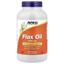 Flax Oil 1000 mg Льняное масло 1000 мг NOW Foods Flax Oil 1000 mg Льняное масло 1000 мг NOW Foods
