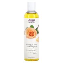 Solutions Tranquil Rose Massage Oil Экстракт листьев NOW