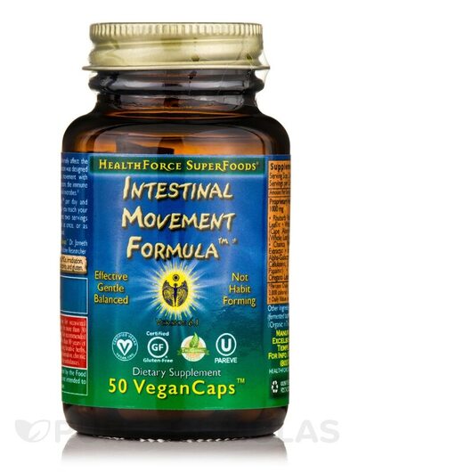 Основное фото товара Intestinal Movement Formula Основное фото товара Поддержка кишечника, Intestinal Movement Formula, 50 VeganCaps&tr