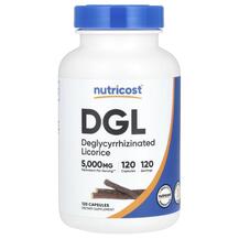 Лакриця DGL 5000 mg Nutricost 120 капсул