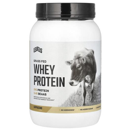 Основне фото товара Grass Fed Whey Protein Powder Cappuccino Основне фото товара Grass Fed Whey Protein Powder Cappuccino, Протеїн Ізолят, 907 г