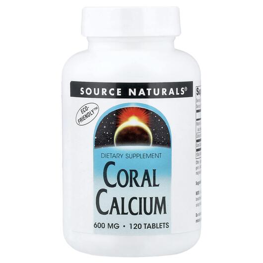 Основне фото товара Coral Calcium 600 mg 120, Кораловий кальцій 600 мг, 120 таблеток