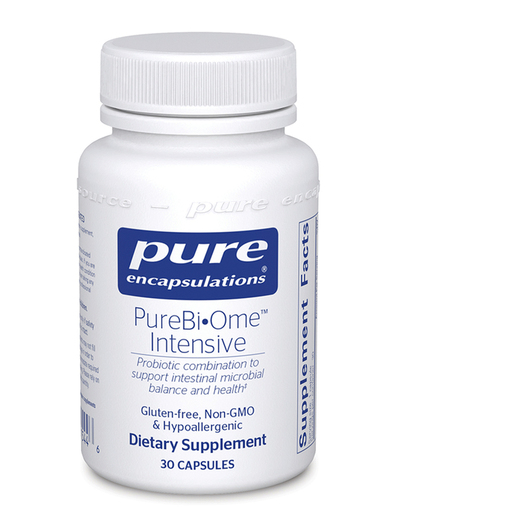 Основне фото товара PureBi-Ome Intensive Основне фото товара Pure Encapsulations, PureBi-Ome Intensive, Пробіотики, 30 капсул