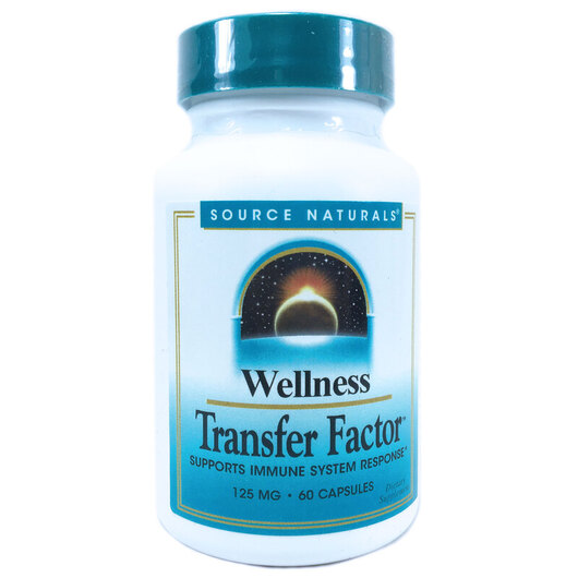 Основне фото товара Wellness Transfer Factor 125 mg, Трансфер Фактор 125 мг, 60 капсу