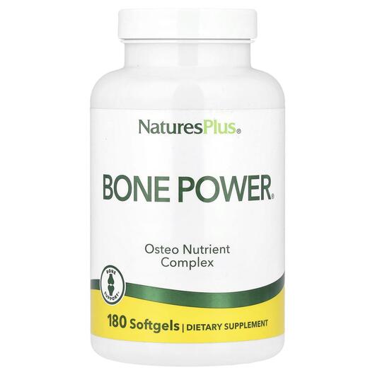 Основне фото товара Bone Power with Boron Основне фото товара Natures Plus, Bone Power with Boron 180, Зміцнення кісток, 180 ка