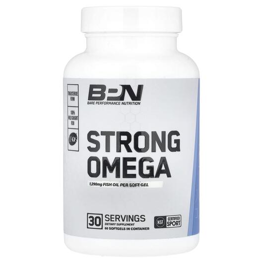 Основное фото товара BPN, Омега 3, Strong Omega 2580 mg, 60 капсул