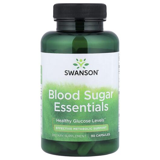 Основное фото товара Blood Sugar Essentials Основное фото товара Swanson, Поддержка уровня сахара, Blood Sugar Essentials, 90 капс