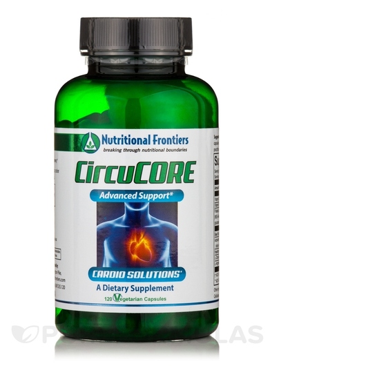 Основное фото товара CircuCORE Основное фото товара Nutritional Frontiers, Кардио комплекс, CircuCORE, 120 капсул