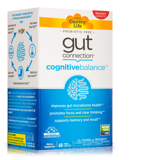 Основне фото товара Gut Connection Cognitive Balance Основне фото товара Gut Connection Cognitive Balance, Підтримка кишківника, 60 капсул