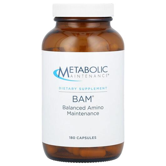 Основное фото товара BAM Balanced Amino Maintenance 750 mg Основное фото товара Аминокислоты, BAM Balanced Amino Maintenance 750 mg, 180 капсул