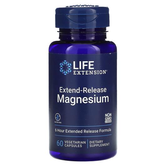 Основное фото товара Life Extension, Магний, Extend-Release Magnesium, 60 капсул