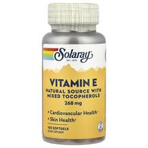 Vitamin E 268 mg 400 IU Витамин E 268 мг Solaray
