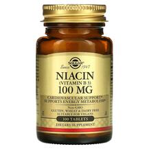 Niacin Vitamin B3 Ниацин 100 мг Solgar 100 таблеток Niacin Vitamin B3 Ниацин 100 мг Solgar 100 таблеток