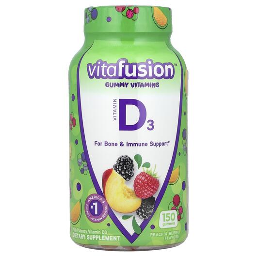 Основне фото товара Vitamin D3 Natural Peach & Berry Flavors 50 mcg 2000 IU Основне фото товара Vitamin D3 Natural Peach & Berry Flavors 50 mcg, Вітамін D3,