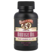Borage Oil Масло огуречника Barlean's 60 капсул Borage Oil Масло огуречника Barlean's 60 капсул