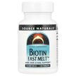 Фото товару Biotin Fast Melt 10000 mcg Фото товару Biotin Fast Melt 10000 mcg, Вітамін B7 Біотин, 120 таблеток