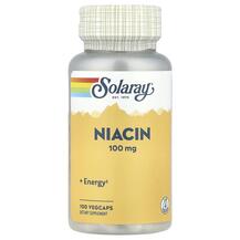 Niacin 100 mg Ниацин 100 мг Solaray 100 капсул