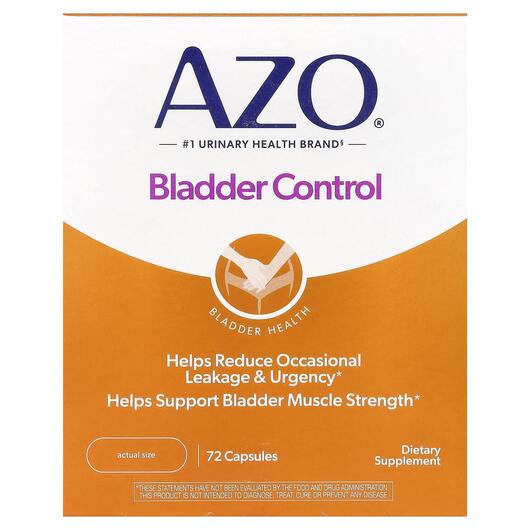 Основне фото товара Bladder Control with Go-Less Основне фото товара Bladder Control with Go-Less, Підтримка сечового міхура, 72 капсу
