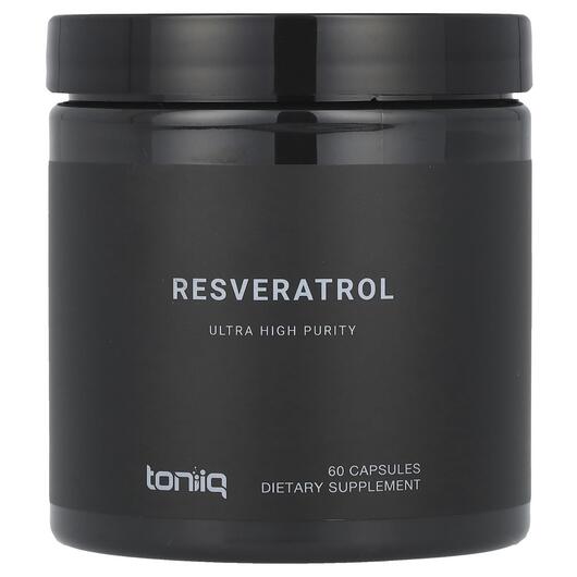Основне фото товара Resveratrol Основне фото товара Toniiq, Resveratrol, Ресвератрол, 60 капсул